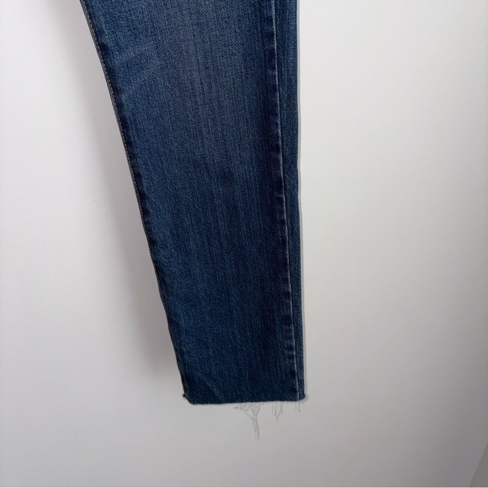 Sezane Button Fly Raw Hem Blue Jeans Denim 1967 Brut Sexy NEW - Picture 3 of 10